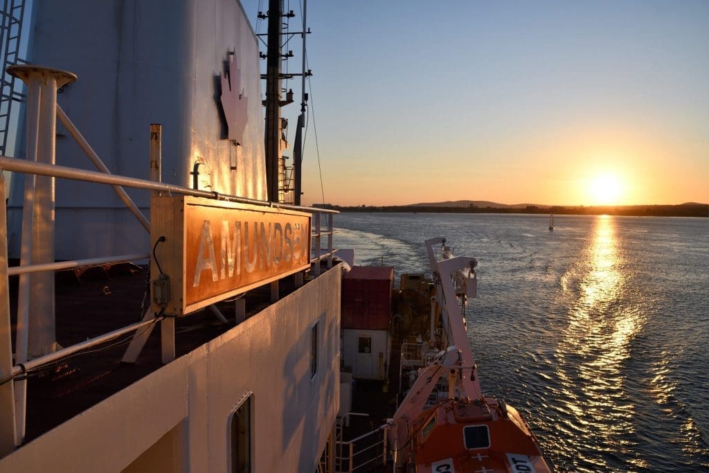 Départ du navire pour l’expédition scientifique 2022